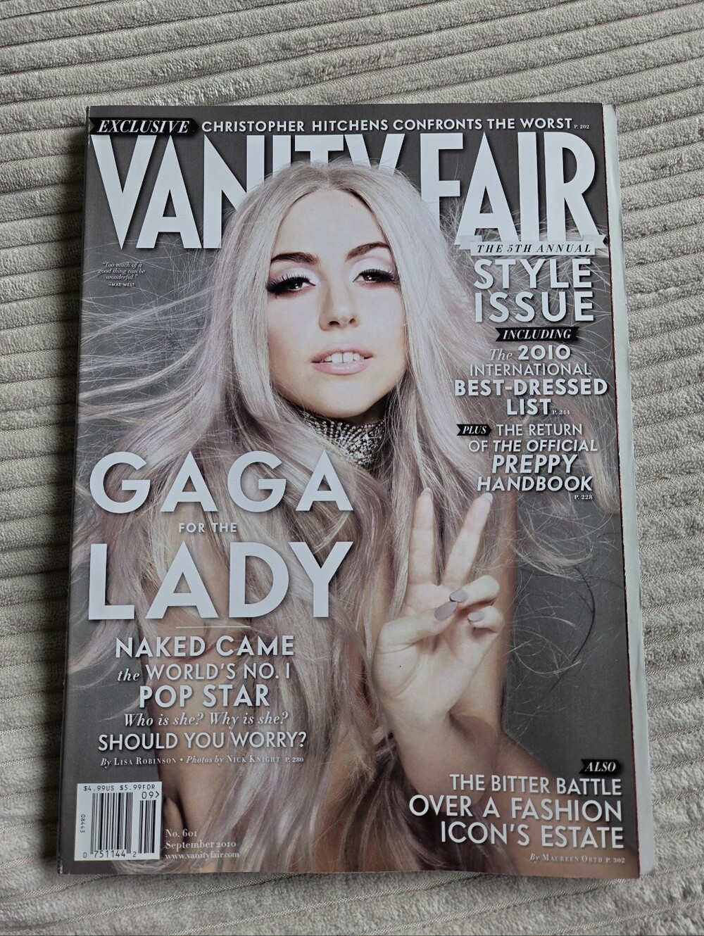 Lady Gaga on Vanity Fair